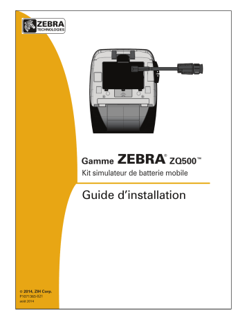 Zebra ZQ500 Manuel du propriétaire | Fixfr