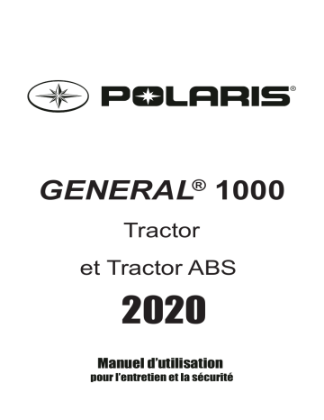 GENERAL 1000 EPS Premium ABS | Ranger GENERAL 1000 EPS 2020 Manuel du propriétaire | Fixfr