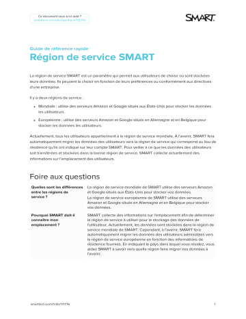 Admin Portal | SMART Technologies iQ experience Guide de référence | Fixfr