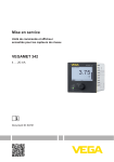 Vega VEGAMET 342 Built-in controller and display instrument for level sensors Mode d'emploi