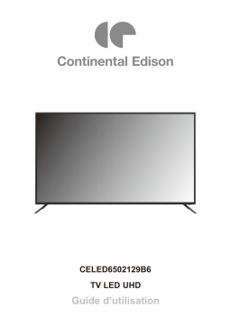 CONTINENTAL EDISON CELED6502129B6 Manuel utilisateur