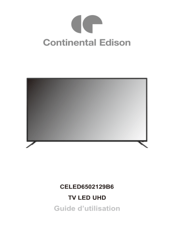 CONTINENTAL EDISON CELED6502129B6 Manuel utilisateur | Fixfr