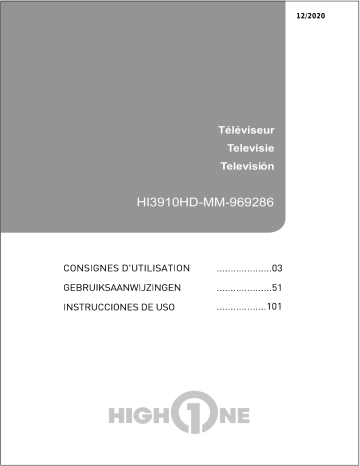 High One HI3910HD-MM Manuel du propriétaire | Fixfr