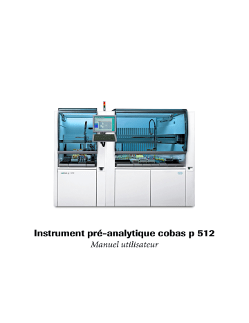 Roche cobas p 512 Manuel utilisateur | Fixfr