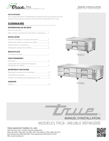 True TRCB Chef Base Installation manuel | Fixfr