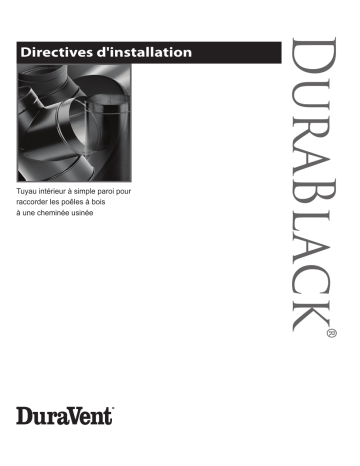 DuraVent DuraBlack Guide d'installation | Fixfr