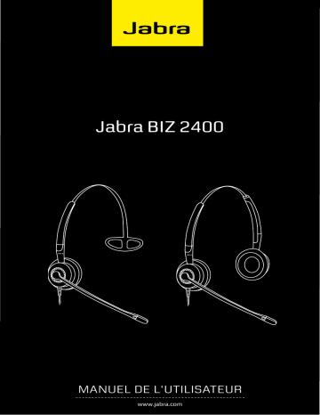 Biz 2400 Mono, 3-in-1, Noise Canceling, STD | Biz 2400, 3-in-1, WB Balance | Biz 2400 Mono Headband, Ultra Noise Canceling, LS | Biz 2400 Mono Headband, Omni, STD | Biz 2400 Duo, IP, Noise Canceling | Jabra BIZ 2400 Duo USB Manuel utilisateur | Fixfr