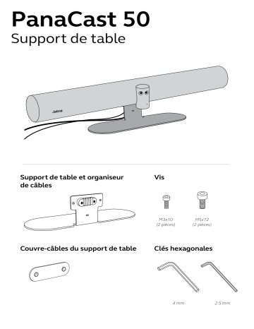 PanaCast 50 - Grey | PanaCast 50 - Black | Jabra PanaCast 50 Manuel utilisateur | Fixfr