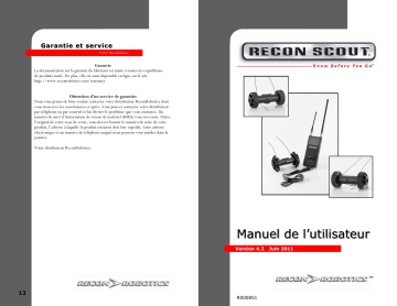 ReconRobotics Recon Scout Manuel utilisateur | Fixfr