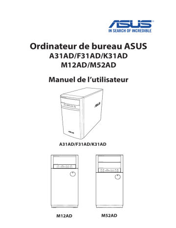 Asus M12AD Tower PC Manuel utilisateur | Fixfr