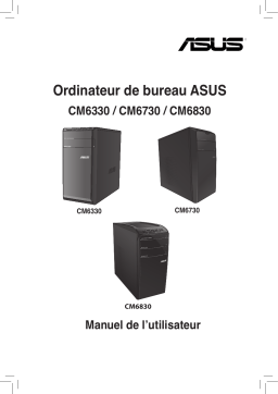 Asus CM6330 Tower PC Manuel utilisateur