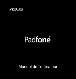 Asus PadFone 2 (A68) Phone Manuel utilisateur