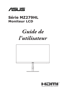 Asus Designo MZ279HL Monitor Mode d'emploi