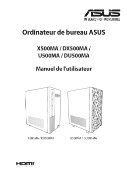 Asus ExpertCenter X5 Mini Tower X500MA Desktop Manuel utilisateur