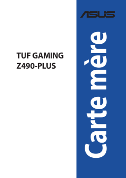 Asus TUF GAMING Z490-PLUS Motherboard Manuel utilisateur