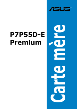 Asus P7P55D-E Premium Motherboard Manuel utilisateur