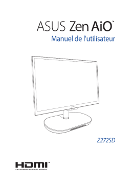 Asus Zen AiO 27 Z272 All-in-One PC Manuel utilisateur