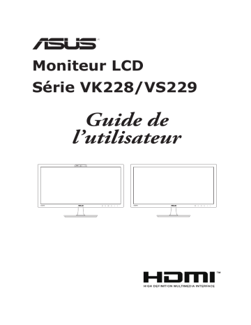 VK228H-CSM | VS229HA | VK228T | VK228S | Asus VK228H Monitor Manuel utilisateur | Fixfr