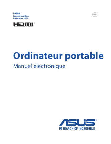Asus P302LA Laptop Manuel utilisateur | Fixfr