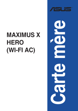 Asus ROG MAXIMUS X HERO (WI-FI AC) Aura Sync accessory Manuel utilisateur