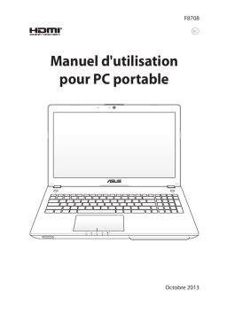 Asus ROG G56JR Laptop Manuel utilisateur