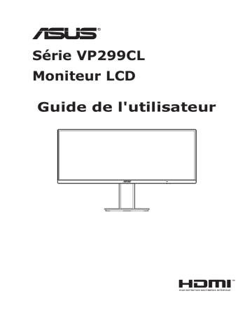Asus VP299CL Monitor Mode d'emploi | Fixfr