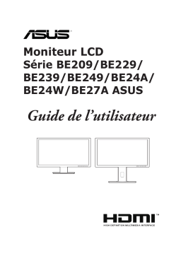 Asus BE239QLBH Monitor Mode d'emploi