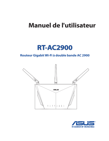 Asus RT-AC2900 4G LTE / 3G Router Manuel utilisateur | Fixfr