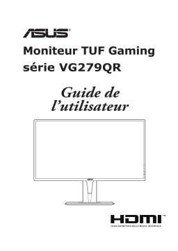 Asus TUF GAMING VG279QR Monitor Mode d'emploi