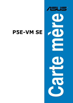 Asus P5E-VM SE Motherboard Manuel utilisateur