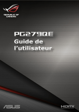 Asus ROG SWIFT PG279QE Aura Sync accessory Mode d'emploi