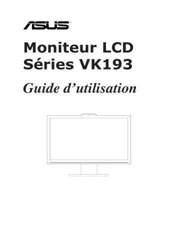 VK193D | VK193T | Asus VK193SC Monitor Manuel du propriétaire | Fixfr