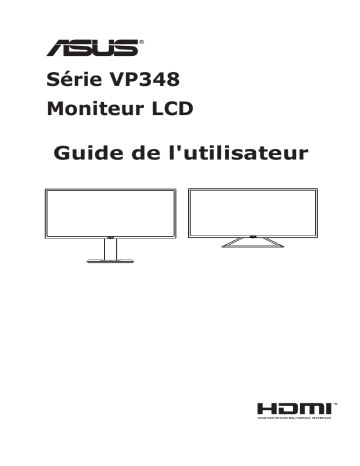 Asus VP348QGL Monitor Mode d'emploi | Fixfr