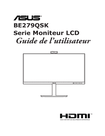 Asus BE279QSK Monitor Mode d'emploi | Fixfr