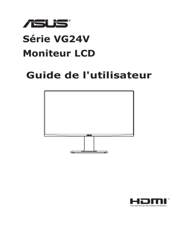 Asus TUF GAMING VG24VQR Monitor Mode d'emploi | Fixfr