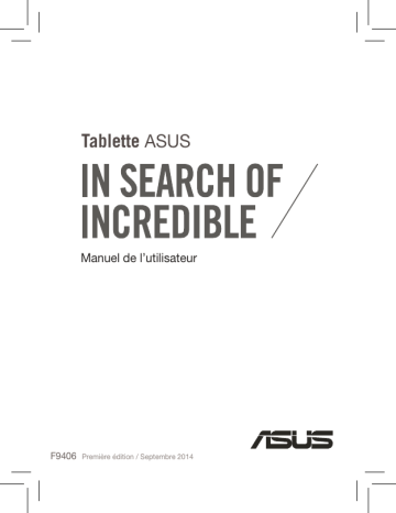 Asus MeMO Pad 7 (ME572CL) Tablet Manuel utilisateur | Fixfr