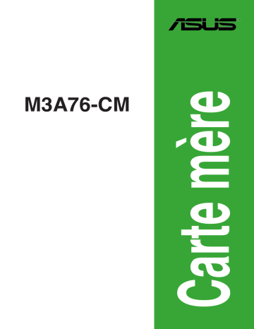 Asus M3A76-CM Motherboard Manuel utilisateur | Fixfr