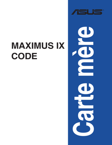 Asus ROG MAXIMUS IX CODE Aura Sync accessory Manuel utilisateur | Fixfr