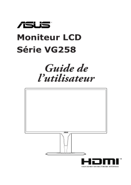 Asus VG258QR Monitor Mode d'emploi