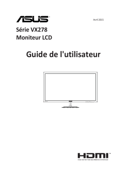 Asus VX278N Monitor Mode d'emploi