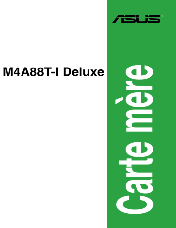 Asus M4A88T-I Deluxe Motherboard Manuel utilisateur | Fixfr