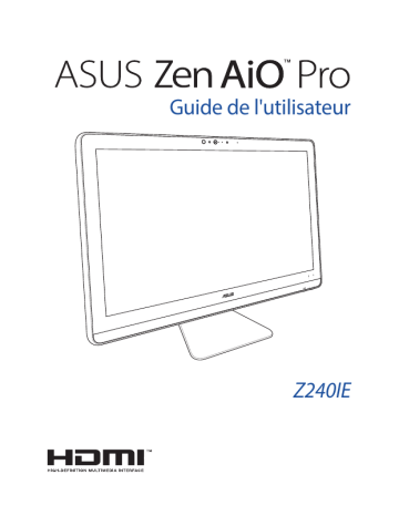 Asus Zen AiO Pro 24 Z240 All-in-One PC Manuel utilisateur | Fixfr