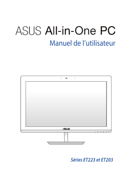 Asus ET1801IUK All-in-One PC Manuel utilisateur