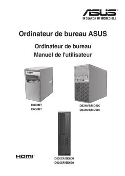 Asus D831MT Desktop Manuel utilisateur