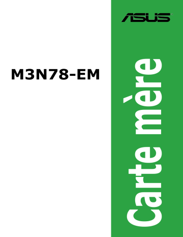 Asus M3N78-EM Motherboard Manuel utilisateur | Fixfr