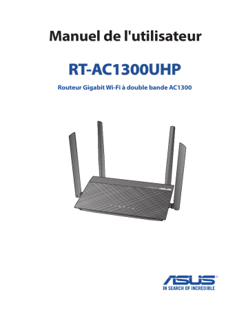 Asus RT-AC1300UHP 4G LTE / 3G Router Manuel utilisateur | Fixfr