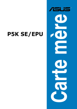 Asus P5K SE/EPU Motherboard Manuel utilisateur