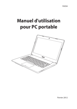 Asus N46JV Laptop Manuel utilisateur