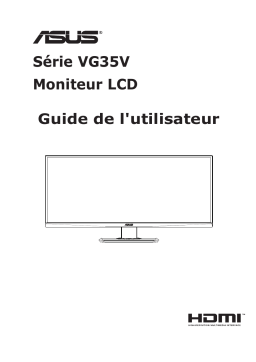 Asus TUF Gaming VG35VQ Monitor Mode d'emploi