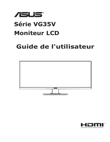 Asus TUF Gaming VG35VQ Monitor Mode d'emploi | Fixfr